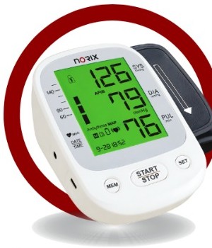 NORIX BNX blood pressure monitor with a colour display